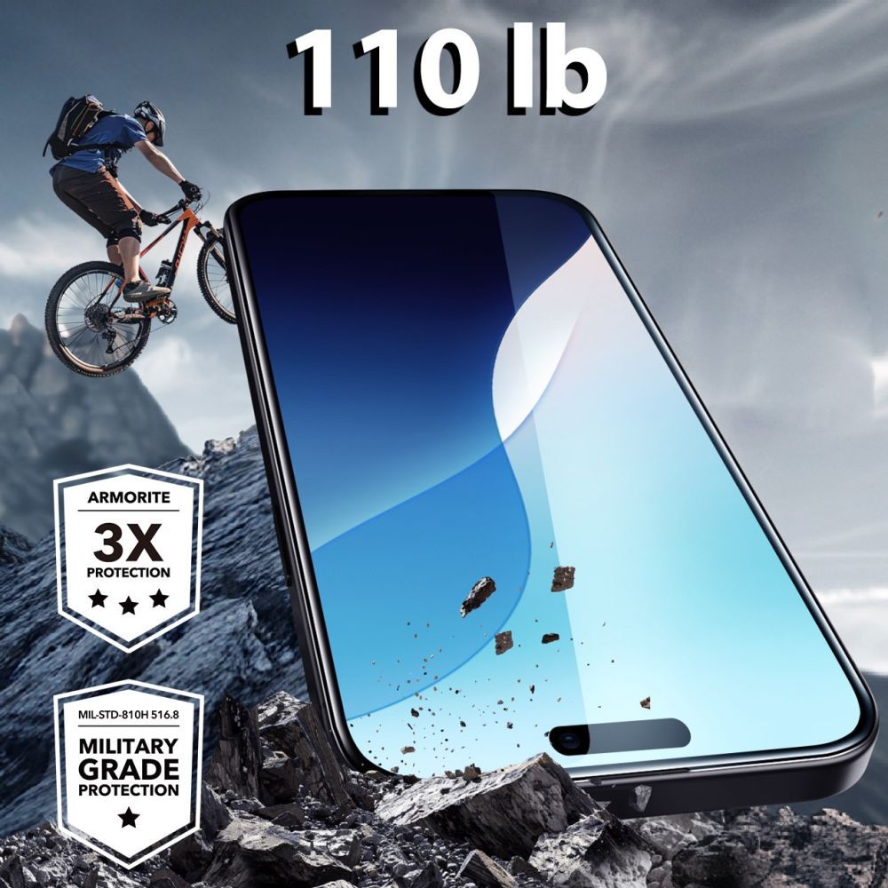 ESR Armorite Tempered Glass with Applicator for iPhone 16 Pro