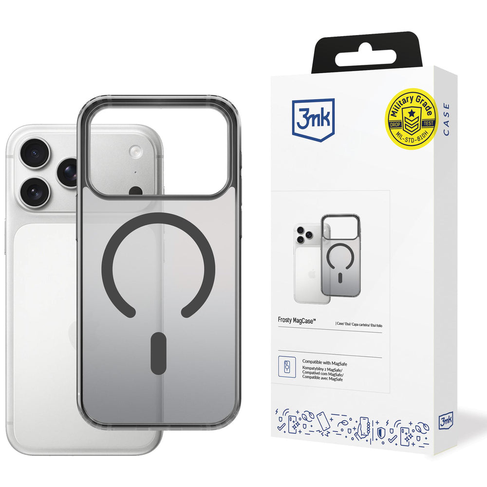 3mk Frosty MagCape iPhone 17 Pro Max vāciņš