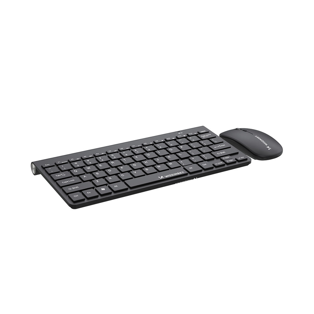 Wozinsky Wireless Keyboard + Compact Mouse Set - Black